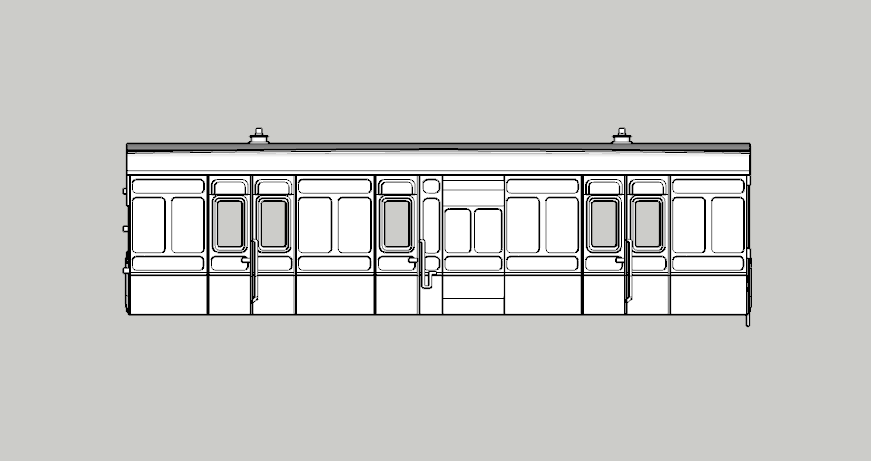 (image for) LSWR 30ft 6 Wheel Luggage Van - Elliptical Roof